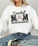 Retro Baseball Mom T-Shirt or Sweatshirt – Vintage Style Mom Game Day Outfit - Woven Mama