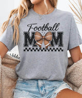 Retro Football Mom Coquette Shirt – Cute Game Day Tee or Sweatshirt - Woven Mama