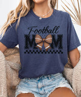 Retro Football Mom Coquette Shirt – Cute Game Day Tee or Sweatshirt - Woven Mama