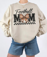 Retro Football Mom Coquette Shirt – Cute Game Day Tee or Sweatshirt