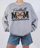 Retro Football Mom Coquette Shirt – Cute Game Day Tee or Sweatshirt - Woven Mama