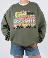 Retro Hot Mess Mom Shirt – Vintage Style Funny Mom Comfort Colors® Tee / Sweatshirt
