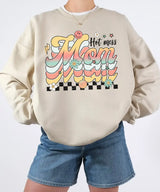 Retro Hot Mess Mom Shirt – Vintage Style Funny Mom Comfort Colors® Tee / Sweatshirt