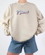 Retro Mama T-Shirt | Vintage Mom Comfort Colors® Tee | Cozy Sweatshirt for Moms - Woven Mama