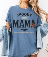 Spooky Hubie Mama Halloween Comfort Colors® T-Shirt or Crewneck Sweatshirt - Woven Mama