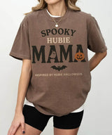 Spooky Hubie Mama Halloween Comfort Colors® T-Shirt or Crewneck Sweatshirt - Woven Mama