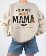 Spooky Hubie Mama Halloween Comfort Colors® T-Shirt or Crewneck Sweatshirt - Woven Mama