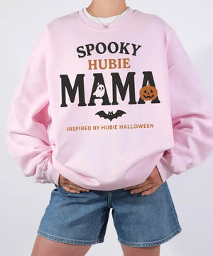 Spooky Hubie Mama Halloween Comfort Colors® T-Shirt or Crewneck Sweatshirt - Woven Mama