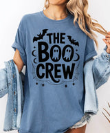 The Boo Crew Comfort Colors® T-Shirt or Crewneck Sweatshirt – Halloween Ghosts Matching Family Shirt - Woven Mama