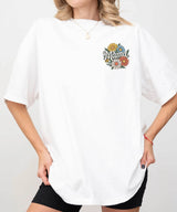 Mama T-Shirt – Comfort Colors Minimal Floral Mom Tee - Woven Mama