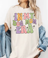 In My Dog Mom Era Comfort Colors® T-Shirt – Retro Pet Mom Shirt - Woven Mama
