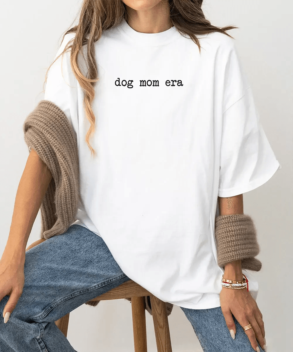 Dog Mom Era Comfort Colors® T-Shirt - Woven Mama