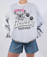 Bulldog Mama Shirt – Cute Dog Mom Comfort Colors® Tee or Sweatshirt - Woven Mama
