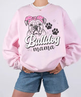 Bulldog Mama Shirt – Cute Dog Mom Comfort Colors® Tee or Sweatshirt