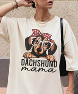 Dachshund Mama Shirt – Cute Dog Mom Comfort Colors® Tee or Sweatshirt - Woven Mama