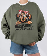 Dachshund Mama Shirt – Cute Dog Mom Comfort Colors® Tee or Sweatshirt