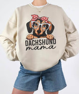 Dachshund Mama Shirt – Cute Dog Mom Comfort Colors® Tee or Sweatshirt - Woven Mama