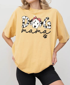 Dog Mama Dalmatian Shirt – Cute Dog Mom Comfort Colors® Tee or Sweatshirt - Woven Mama