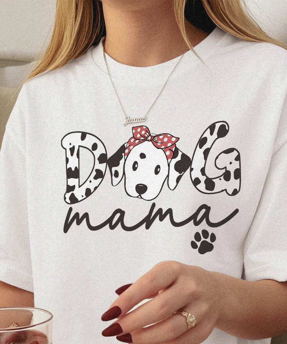Dog Mama Dalmatian Shirt – Cute Dog Mom Comfort Colors® Tee or Sweatshirt - Woven Mama