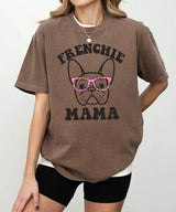 Frenchie Mama Shirt – Cute French Bulldog Dog Mom Comfort Colors® Tee or Sweatshirt - Woven Mama