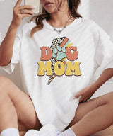 Retro Leopard Dog Mom Shirt – Trendy Animal Print Dog Mom Comfort Colors® Tee or Sweatshirt - Woven Mama