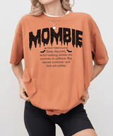 Mombie Comfort Colors® T-Shirt or Crewneck Sweatshirt – Funny Mom Halloween Shirt - Woven Mama