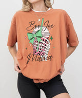 Boo Jee Mama Comfort Colors T-Shirt or Crewneck Sweatshirt – Cute Spooky Mom Halloween Shirt - Woven Mama