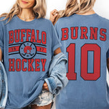 Custom Hockey T-Shirt or Sweatshirt – Personalized Team Name, Year, Player Name & Number - Woven Mama