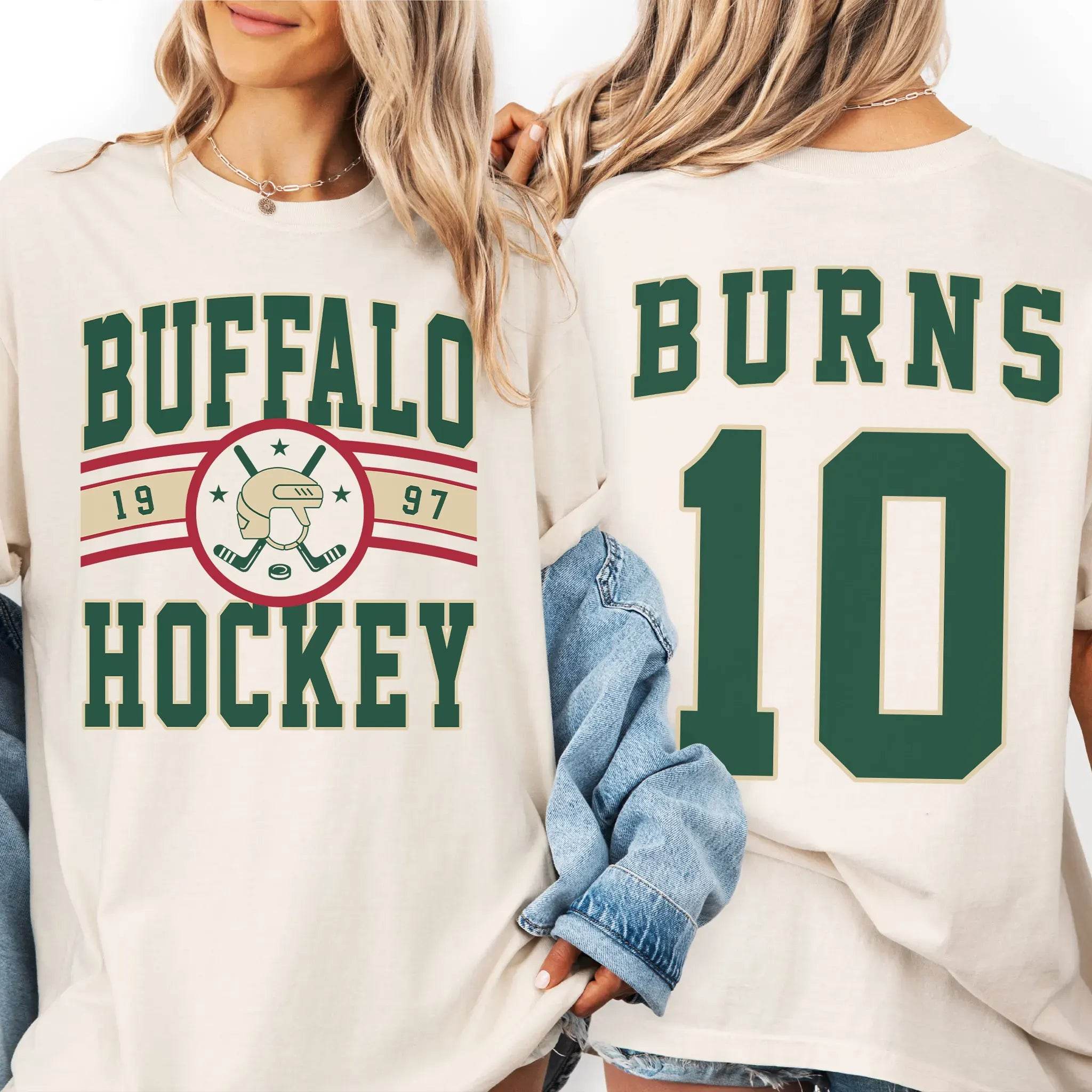 Custom Hockey T-Shirt or Sweatshirt – Personalized Team Name, Year, Player Name & Number - Woven Mama