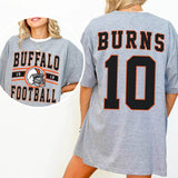 Custom Football T-Shirt or Sweatshirt – Personalized Team Name, Year, Player Name & Number - Woven Mama