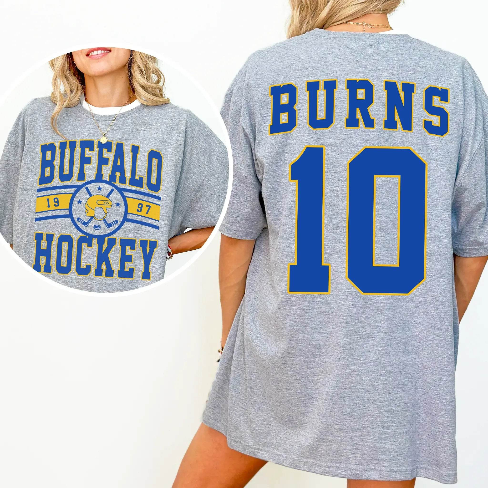 Custom Hockey T-Shirt or Sweatshirt – Personalized Team Name, Year, Player Name & Number - Woven Mama