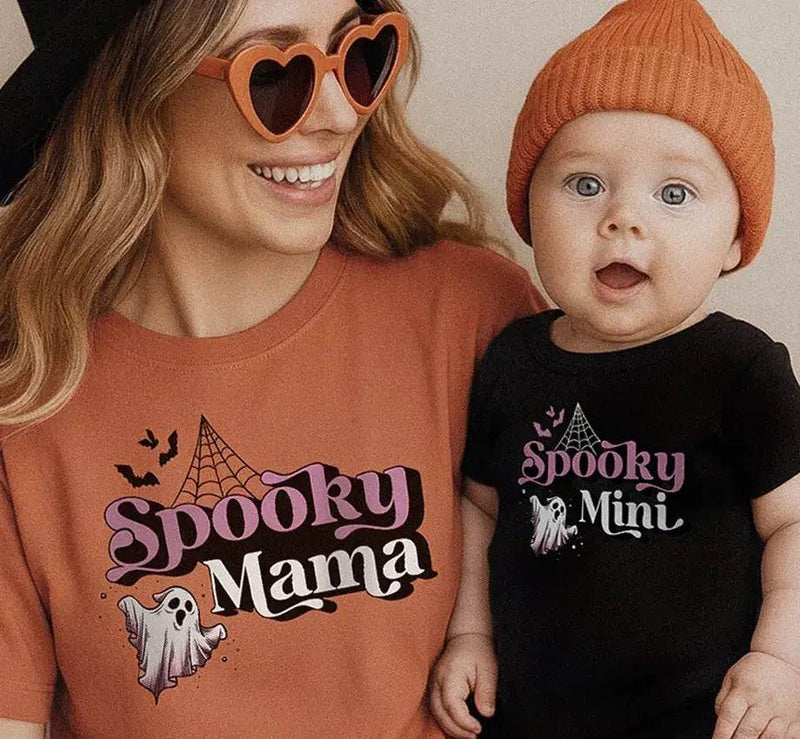 Spooky Mama, Spooky Mini, and Spooky Dad Shirts