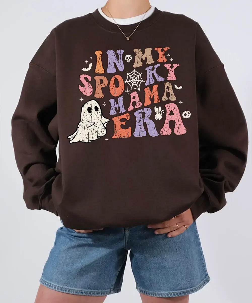 In My Spooky Mama Era Comfort Colors® T-Shirt or Crewneck Sweatshirt - Woven Mama