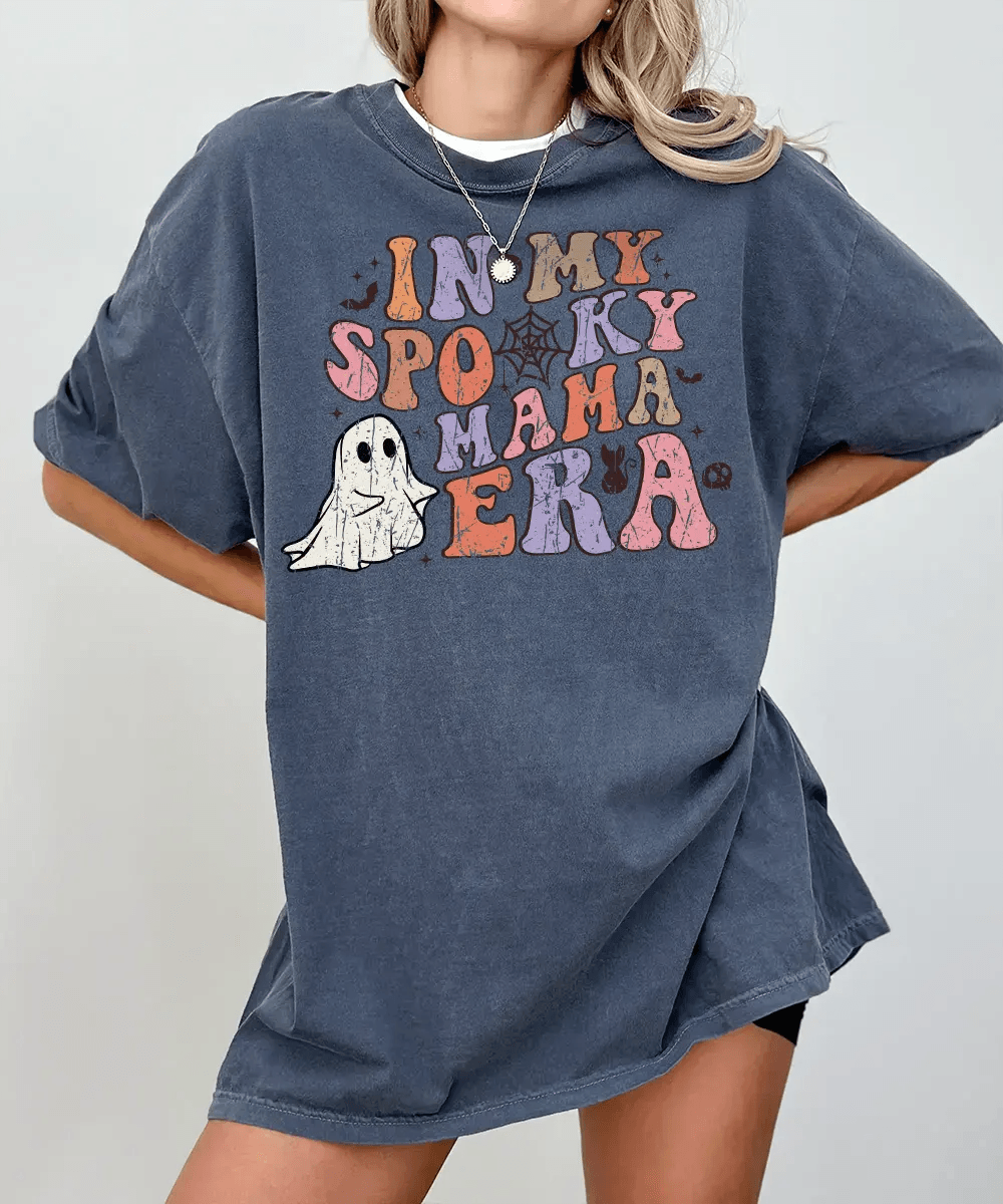 In My Spooky Mama Era Comfort Colors® T-Shirt or Crewneck Sweatshirt - Woven Mama