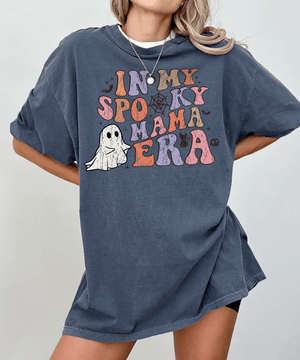 In My Spooky Mama Era Comfort Colors® T-Shirt or Crewneck Sweatshirt - Woven Mama
