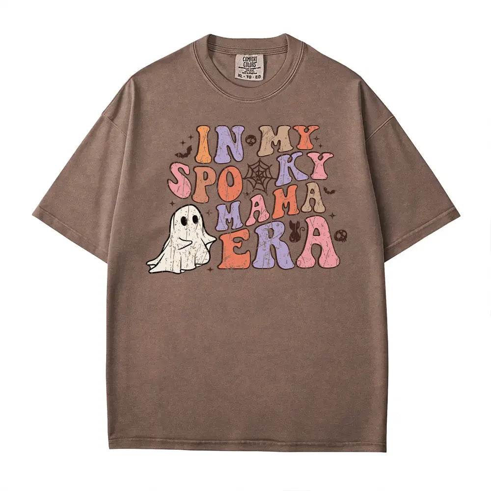 In My Spooky Mama Era Comfort Colors® T-Shirt or Crewneck Sweatshirt - Woven Mama
