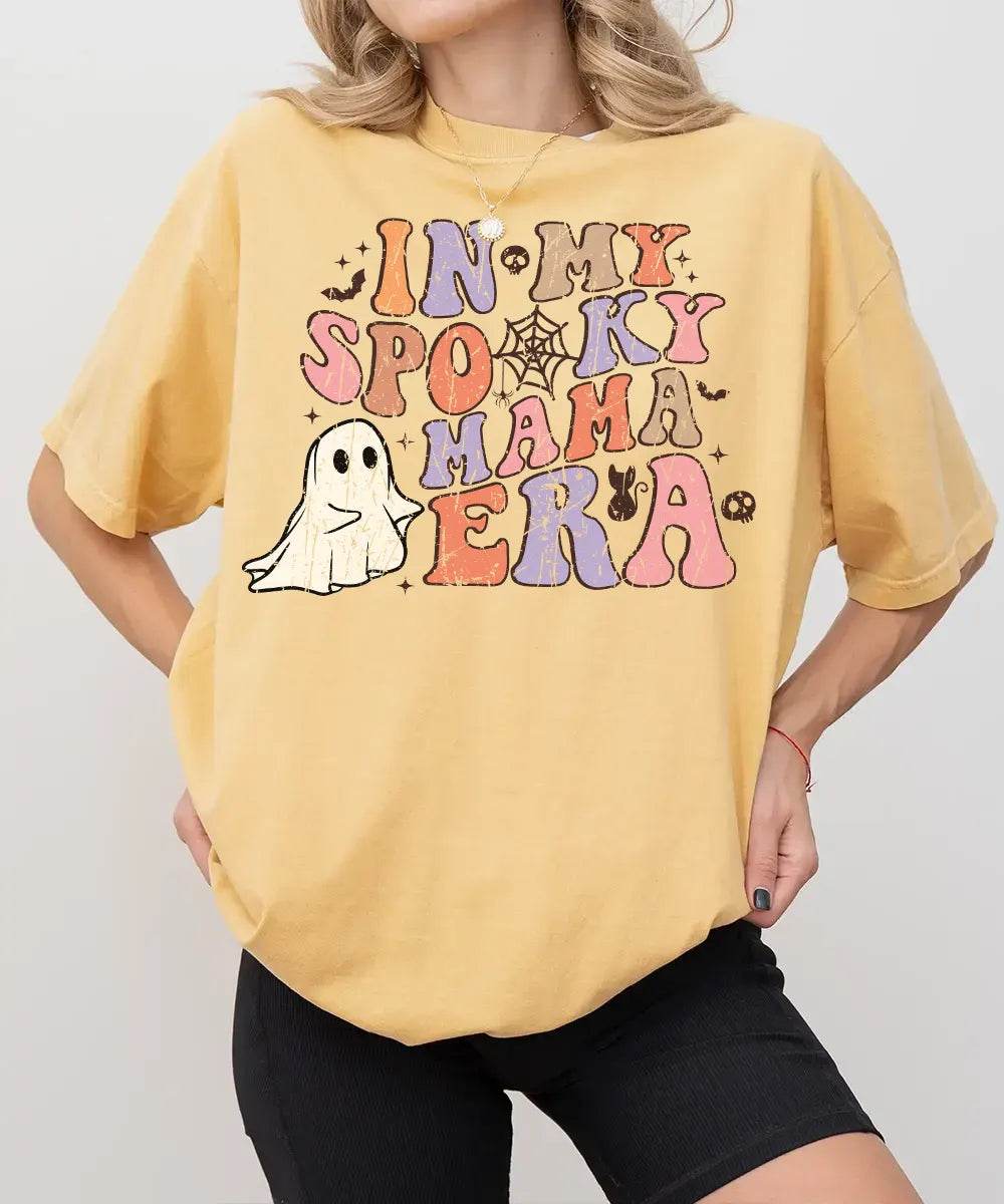 In My Spooky Mama Era Comfort Colors® T-Shirt or Crewneck Sweatshirt - Woven Mama