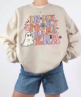 In My Spooky Mama Era Comfort Colors® T-Shirt or Crewneck Sweatshirt - Woven Mama