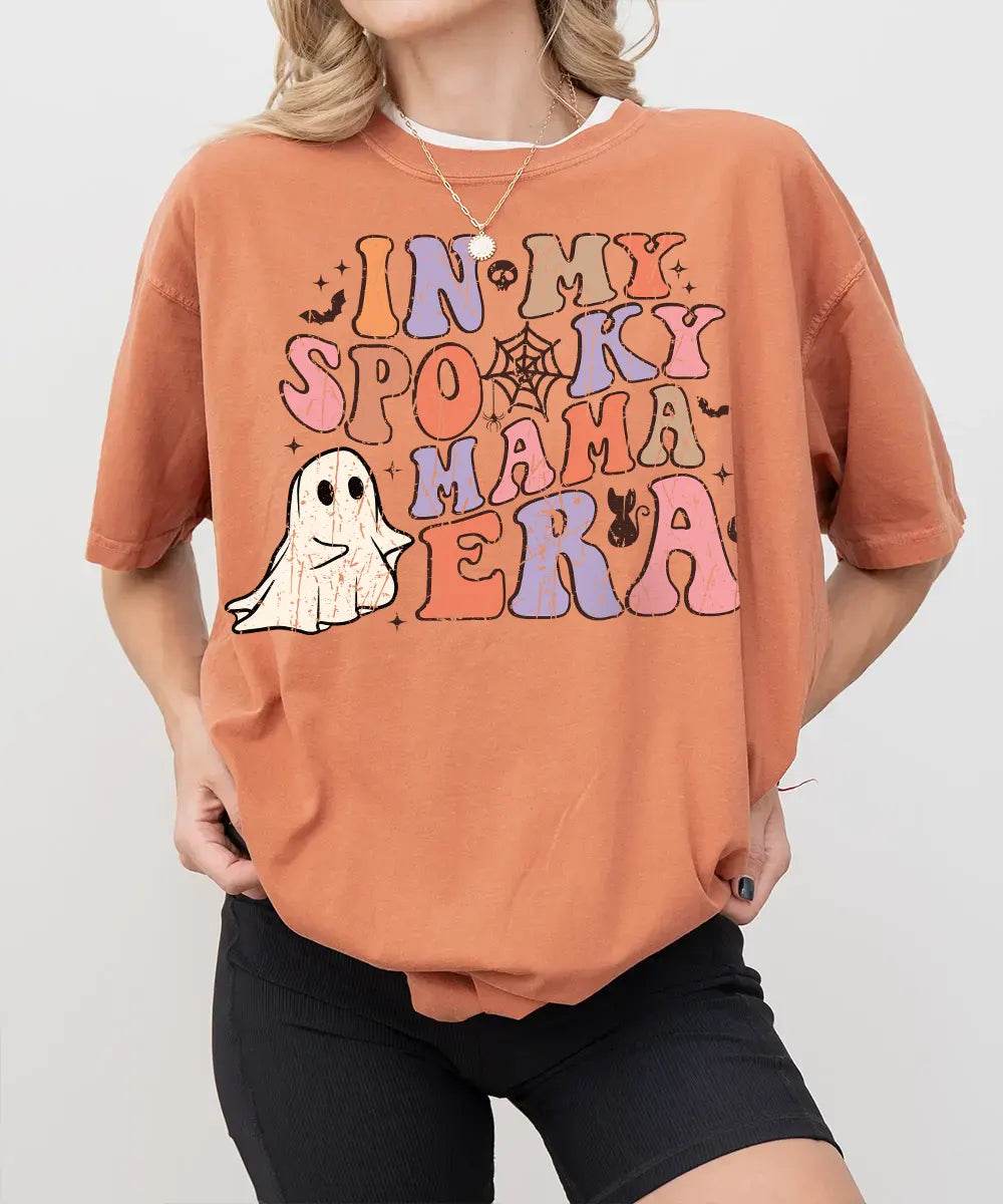 In My Spooky Mama Era Comfort Colors® T-Shirt or Crewneck Sweatshirt - Woven Mama